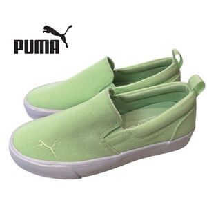 Puma Women’s Bari Terry Slip-on Fresh Mint Green Loafers Sneakers 7.5